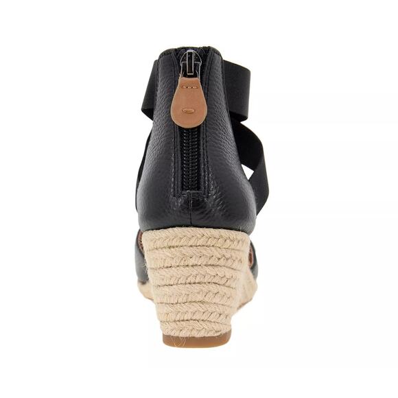 Gentle Souls Women's Shoes Orya Wedge, Black Size 7.5M - Picture 3 of 5